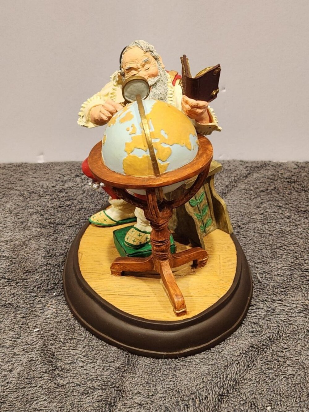 Norman Rockwell Danbury Mint Good Boys of the World Santa Figurine 1994